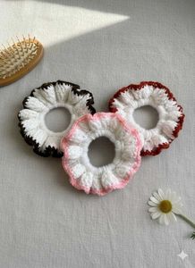 Crochet Hair Scrunchies