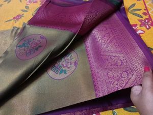 real zari work silk saree