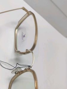 Gold Square Frame Eyeglasses