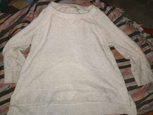 Cozy White Knit Sweater