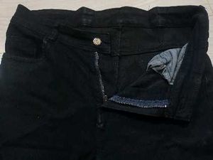 Classic Black Denim Jeans