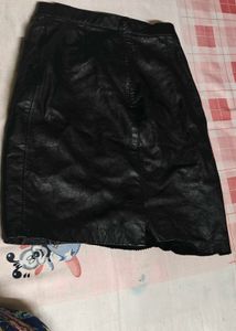 Black Faux Leather Pants