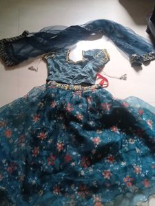 Beautiful Floral Lehenga Choli Set