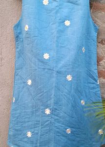 Cute Daisy Denim Dress