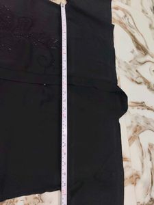 Elegant Black Embellished Gown