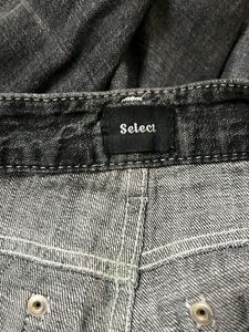 Wide Leg Black Denim Jeans