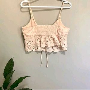Peach Crop Top With A Low Price