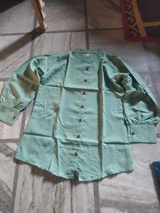 Elegant Mint Green Long Sleeve Top