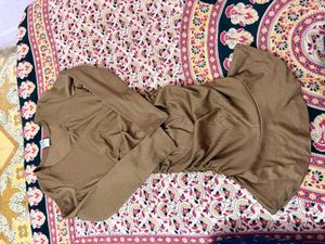 Brown Bodycon Mini Dress