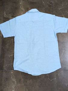 Light Blue Short Sleeve Men's Shirt