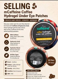 I'm Real Caffeine Coffee Hydrogel Eye Patches