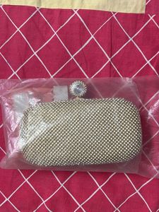 Sparkling Rhinestone Clutch Bag