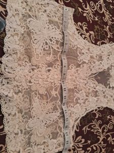 Elegant Lace Butterfly Crop Top