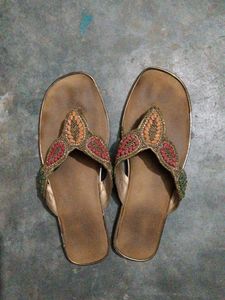 Embellished Flat Sandals