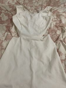 off white backless one piece