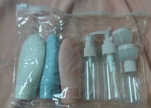 Travel Toiletry &amp; Cosmetic Bottle Set –  New