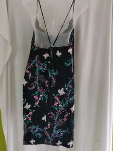 Floral Lace Trim Nightgown