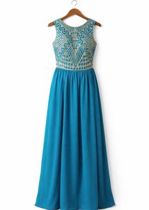 Elegant greenish teal gown