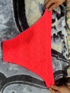 neon orange   Bikini Bottom