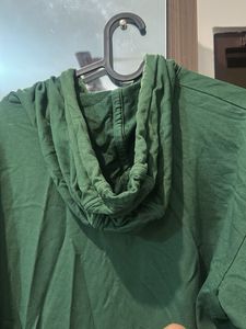 Green Hoodie Dress