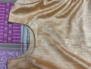 Elegant Satin Cream Top