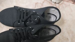 Black Boot Type Shoes