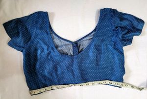 🥳 Aligent Blue Colour Blouse Front Open 🎉