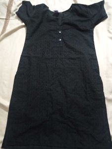 Black Kurta Top
