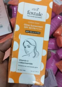 Foxtale face Wash moisturizer suncreen serum