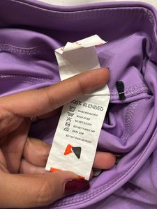 Purple Athletic Shorts with Pockets