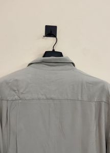 Light Grey Button-Up Shirt