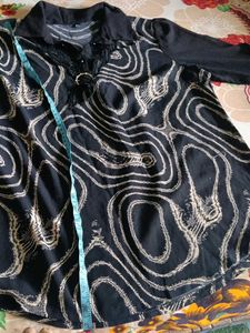 Stylish Black Printed kurta