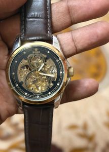 Stylish Automatic Skeleton Watch