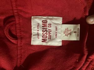 Red Double-Breasted Pea Coat