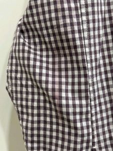 Men's Checked Button-Down Shirt