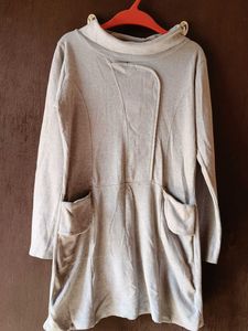 Comfy Gray Casual Dress