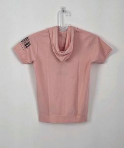 Peach Hoodie T-Shirt for Boys