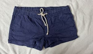Navy Blue Casual Shorts