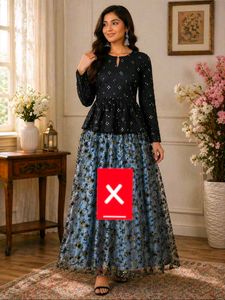 Elegant Black Mirror Work top