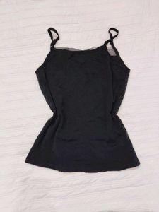 Elegant Black Lace Camisole Top