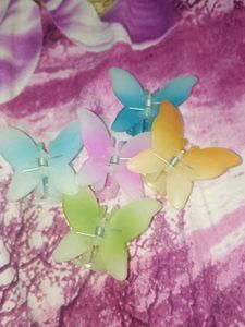 Cute Butterfly Hair Clips (Set of 5)