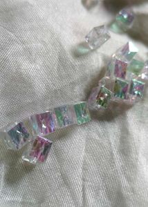 Half Kg Square Shape 8 Mm Beads
