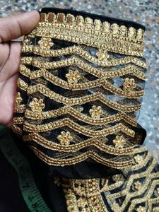 Elegant Black &amp; Gold Blouse