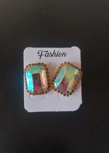 Classic Rainbow Colour Stud Earrings