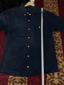 Men's Polo Ralph Lauren Navy Short Sleeve Shirt