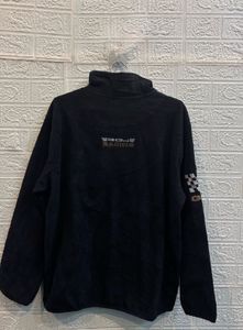 RG Racing Imported Black Fleece Half-Zip Pullover