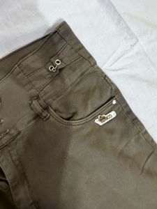 Stylish Brown Flared Pants
