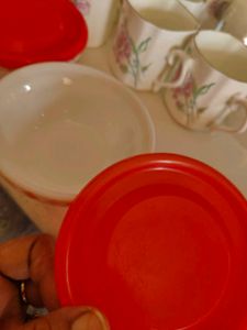 3 Pcs Glass Bowls With Lid