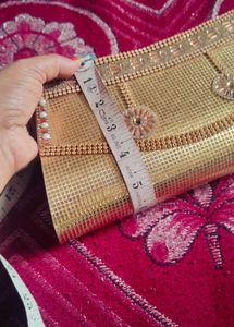 Gold Embellished Clutch