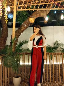 Stylish Color Block Jumpsuit